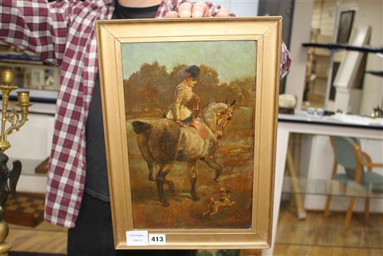 A. Corbould, two oils on panel